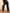 Blue Linen Straight Pants