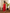 Red Cotton Flower Applique Tube Kurta