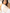 White Beige Linen Loose Fit Shirt